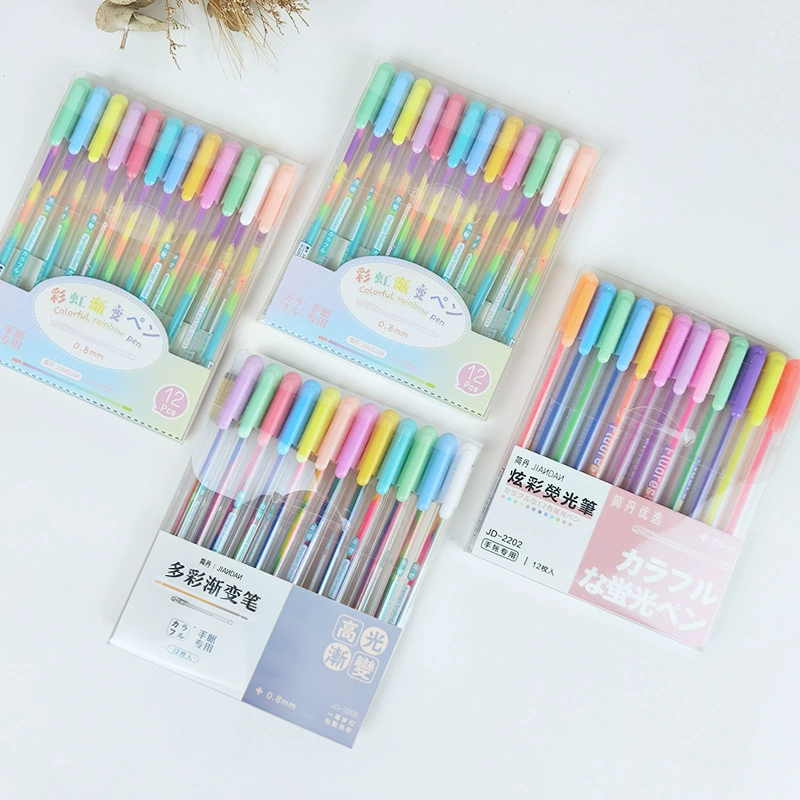 Copic Marker Sketch - 12 Colors Cute Gel Pens, 0.8