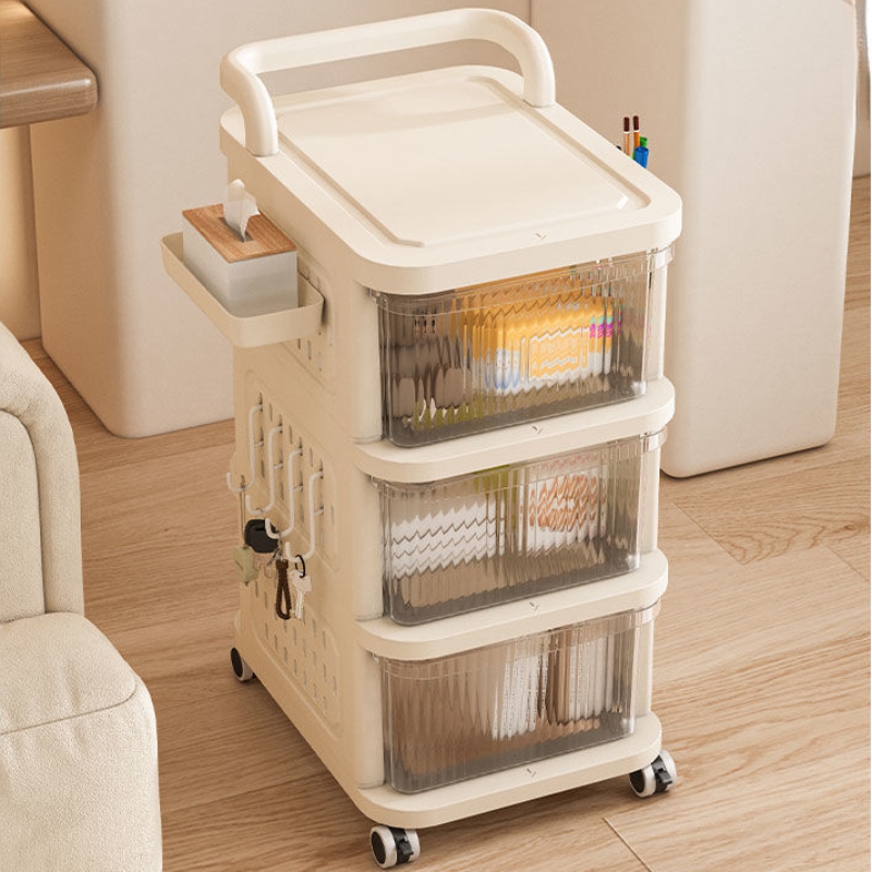Rolling File Cart - Rolling Storage Cart Pegboard Organizer Mobile