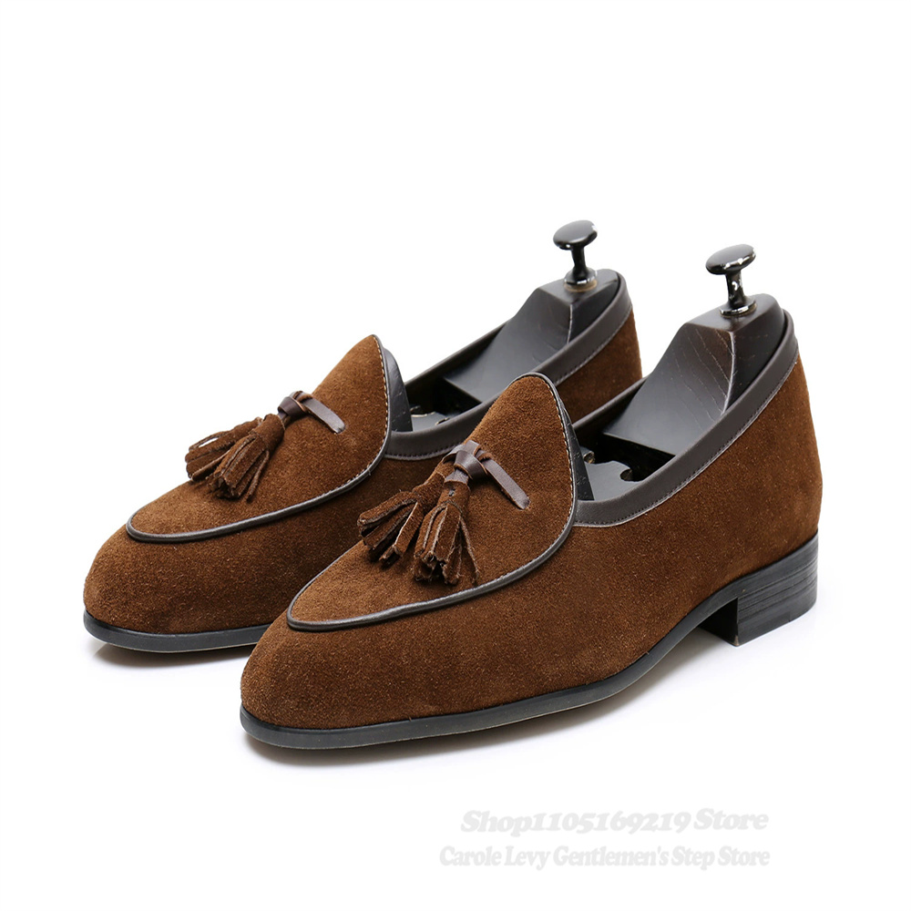 Tassel Decor Men Loafers Navy  - đánh giá và giá Home Office Makeover