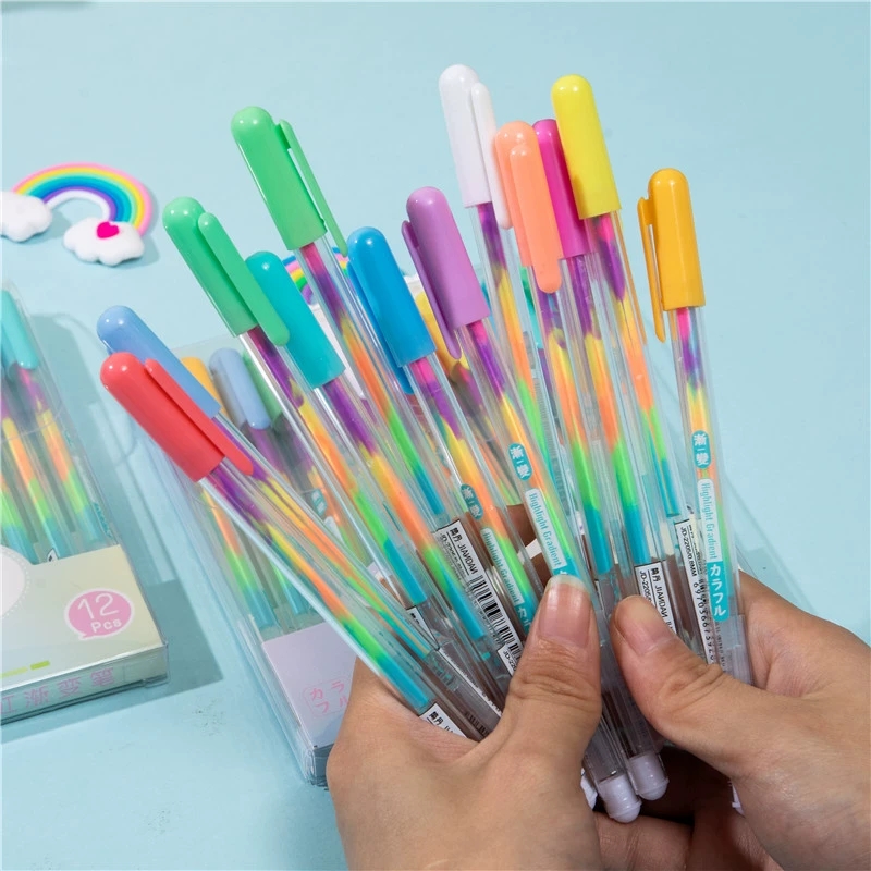 12 Colors Cute Gel Pens, 0.8 m - đánh giá và giá Copic Marker Sketch
