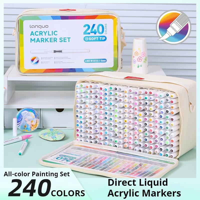 LANGUO 240 Colors Direct Liqui - đánh giá và giá Copic Marker Sketch
